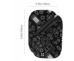 2x pelės režimo laikikliai, skirti „Joy-con“ pelės kilimėliui, skirti „Nintendo Switch 2“ / Jys-ns2313-v4 / oranžinė - mėlyna