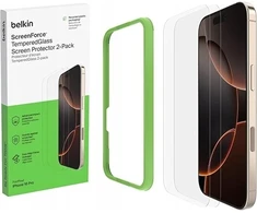 BELKIN TEMPERED GLASS DISPLAYSC - FR IPHONE 17/ 16 PRO 2ER-PACK