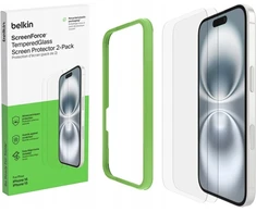 BELKIN TEMPERED GLASS DISPLAYSC - FR IPHONE 16/15 2ER-PACK