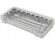 3/8" 20 dalių įrankių rinkinys su galvutėmis (6–22 mm), adapteriais ir prailginimais