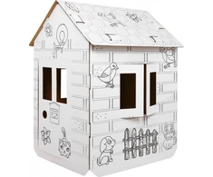 Neo Pilot House XXL with a car 3D knyga spalvinimui vaikams