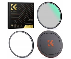 3 viename poliarizacinių filtrų rinkinys su magnetiniu žiedu, K&amp;F dangteliu, 55 mm / SKU.1702