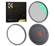 3 viename poliarizacinių filtrų rinkinys su magnetiniu žiedu, K&amp;F dangteliu, 77 mm / SKU.1707