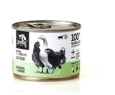 Kačių Maistas - 3COTY 19 Vištienos ir Žąsies Drėgnas Maistas 180g
