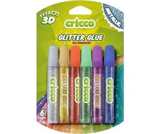 Klej w płynie CRICCO su brokatem Neon 10 g 6 kol