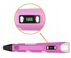 3D rašiklis 3D rašiklis 3D PEN Magiškas 3D spausdintuvas rožinis, šerdelė 110M, spalvinimo knygelė su raštais + grafinė planšetė