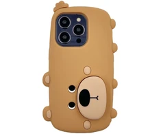 3Dcase 3D MEŠKIUKO DĖKLAS SU STOVĖJU IPHONE 14