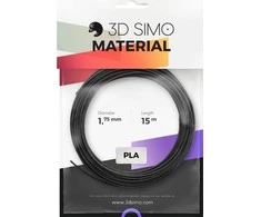 3DSimo PLA ramstis Spalvų rinkinys - juoda, aukso, pilka (G3D3001)