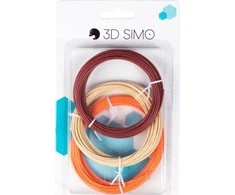 3DSimo PLA ramstis Spalvų rinkinys - ruda, Oda, oranžinė (G3D3107)