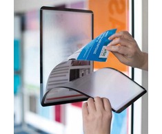 3L Dvi lipnios kišenės A4 formato Tarifold Magneto Mėlyna