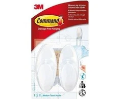 3M Vonios kabliukas COMMAND 2 vnt.