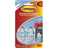3M Klijuojamieji kabliukai „COMMAND“; 2 vnt.