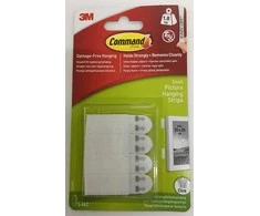3M Juostelės remeliams kabinti COMMAND, S dydis, 4 poros