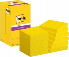 3M Post-it blok Super Sticky ultragum 76x76mm 12 bloków