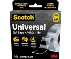 3M Dvipusė skaidri lipni juosta 30 mm x 1,5 m