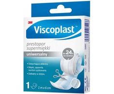 3M Viscoplast Prestopor, Supermiękki Plaster do cięcia 1 m x 6 cm, 1 sztuka