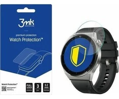 Apsauginis ekrano stiklas 3MK išmaniojo laikrodžio Huawei Watch GT 3 Pro, 46mm