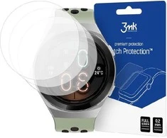 3mk Watch Protection™ v. FlexibleGlass hibridinis stiklas ir Huawei GT 2E 46 mm