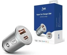 3MK Įkroviklis SAM HYPER CAR CHARGER 30W