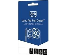 3MK Lens Pro Full Cover iPhone 12 Pro grūdintas stiklas kameros objektyvui su montavimo rėmeliu 1vnt.