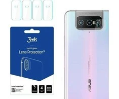 3MK FLEXIBLE GLASS LENS ASUS ZENFONE 7 PRO HYBRID GLASS FOR 4 PCS CAMERA