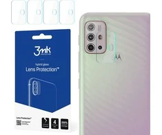 HIBRIDINIS STIKLAS 3MK LANKSTUS STIKLINIS OBJEKTYVAS MOTOROLA MOTO G10 FOTOAPARATUI 4 VNT.