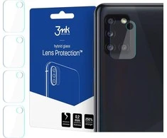 HYBRID GLASS 3MK FLEXIBLE GLASS LENS HUAWEI P30 FOR CAMERA 4 PCS.