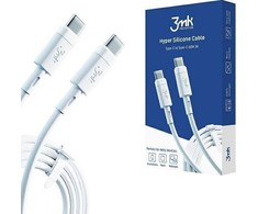 USB kabelis 3mk Hyper Silicone Cable Type-C 60W 3A 1m