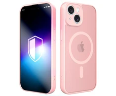 Dėklas 3MK Misty MagCase do Apple iPhone 15 rožinis