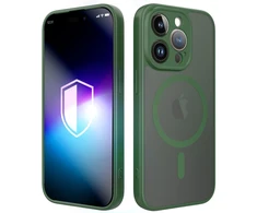 Dėklas 3MK Misty MagCase do Apple iPhone 15 Pro Max žalia