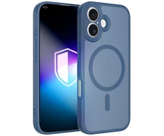 Dėklas 3MK Misty MagCase do Apple iPhone 16 mėlyna