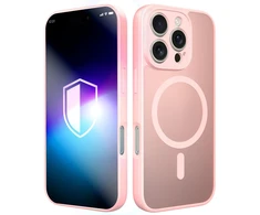 Dėklas 3MK Misty MagCase do Apple iPhone 16 Pro Max rožinis