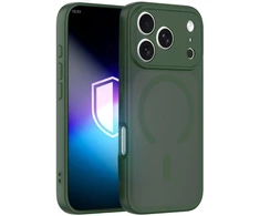 Dėklas 3MK Misty MagCase do Apple iPhone 17 Pro žalia