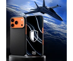 Dėklas 3mk Hardy Aramid MagCase do Apple iPhone 17 Pro Max/ 18 Pro Max juoda