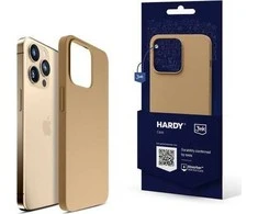Dėklas 3Mk Protection 3mk Hardy silikoninis „MagCase“, skirtas „iPhone 15 Pro“ – auksinis