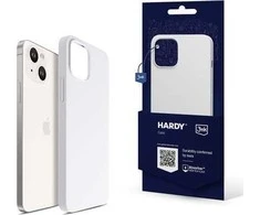 Dėklas 3Mk Protection 3mk Hardy silikoninis „MagCase“, skirtas „iPhone 15 Pro Max“ – baltas