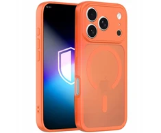 3MK Misty MagCase dėklas, skirtas iPhone 17 Pro / 18 Pro, oranžinis