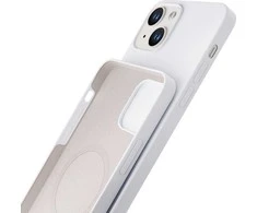 Dėklas 3Mk Protection 3 mk Hardy silikoninis „MagCase“, skirtas „iPhone 15 Plus“ – baltas