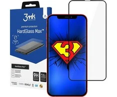 3MK HardGlass Max Ekrano apsauga, iPhone 13 Pro Max, Grūdintas stiklas, Juodas