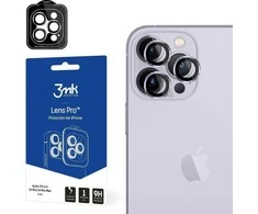 Apsauginis stiklas kamerai Apple iPhone 14 PRO / 14 Pro Max 3MK Lens Protection Pro violetinė