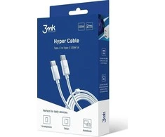 3MK Kabelis HYPER TYPE-C/TYPE-C 2M 100W 5A