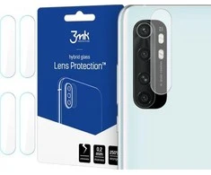 HIBRIDINIS STIKLAS 3MK LANKSTUSIS STIKLAS LĖŠAS XIAOMI MI NOTE 10 LITE KAMERAI 4 Vnt.