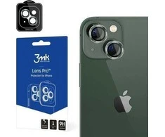 Apsauginis stiklas telefono kamerai Apple iPhone 15 Plus 3MK Lens Protection Pro žalios spalvos