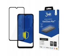 Reinforced Full Coverage Tempered Glass 3mk HardGlass Max Juodas for Samsung Galaxy M34 5G