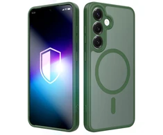 Dėklas 3MK Misty MagCase do Samsung Galaxy S25 žalia