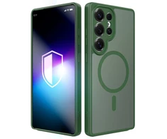 Dėklas 3MK Misty MagCase do Samsung Galaxy S25 Ultra žalia