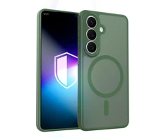Dėklas 3MK Misty MagCase do Samsung Galaxy S26+ žalia