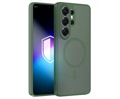 Dėklas 3MK Misty MagCase do Samsung Galaxy S26 Ultra žalia