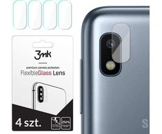 HYBRID GLASS 3MK FLEXIBLE GLASS LENS SAMSUNG GALAXY A10 FOR CAMERA 4 PCS.