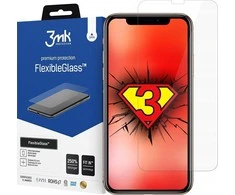 3MK FlexibleGlass skirtas iPhone 12 Mini, hibridinis stiklas, skaidrus, skaidrus ekrano apsauginis sluoksnis